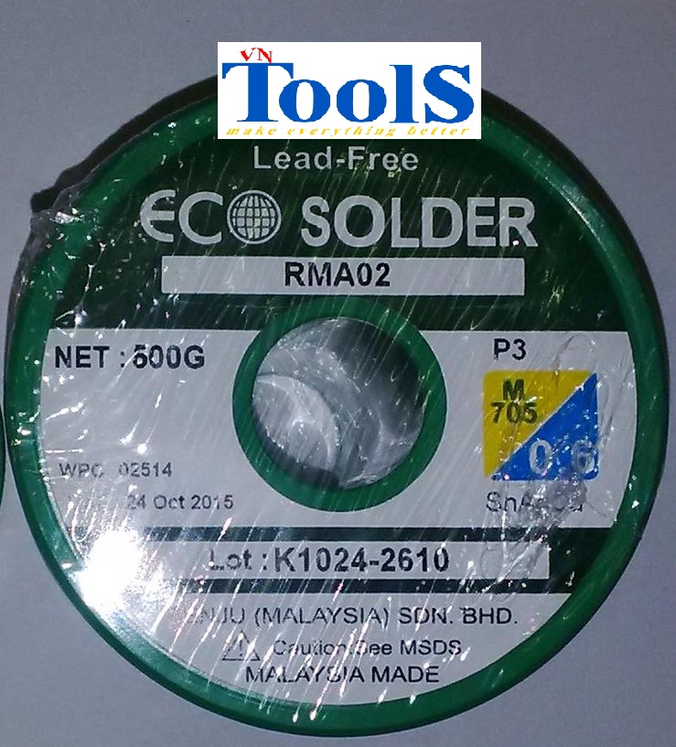 Thiếc hàn cuộn không chì Ecosolder