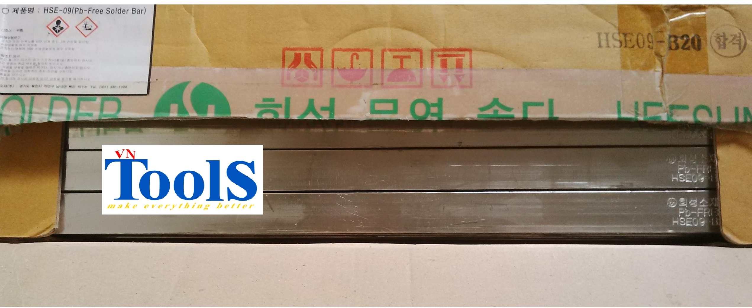 Thiếc hàn thanh không chì heesung B20